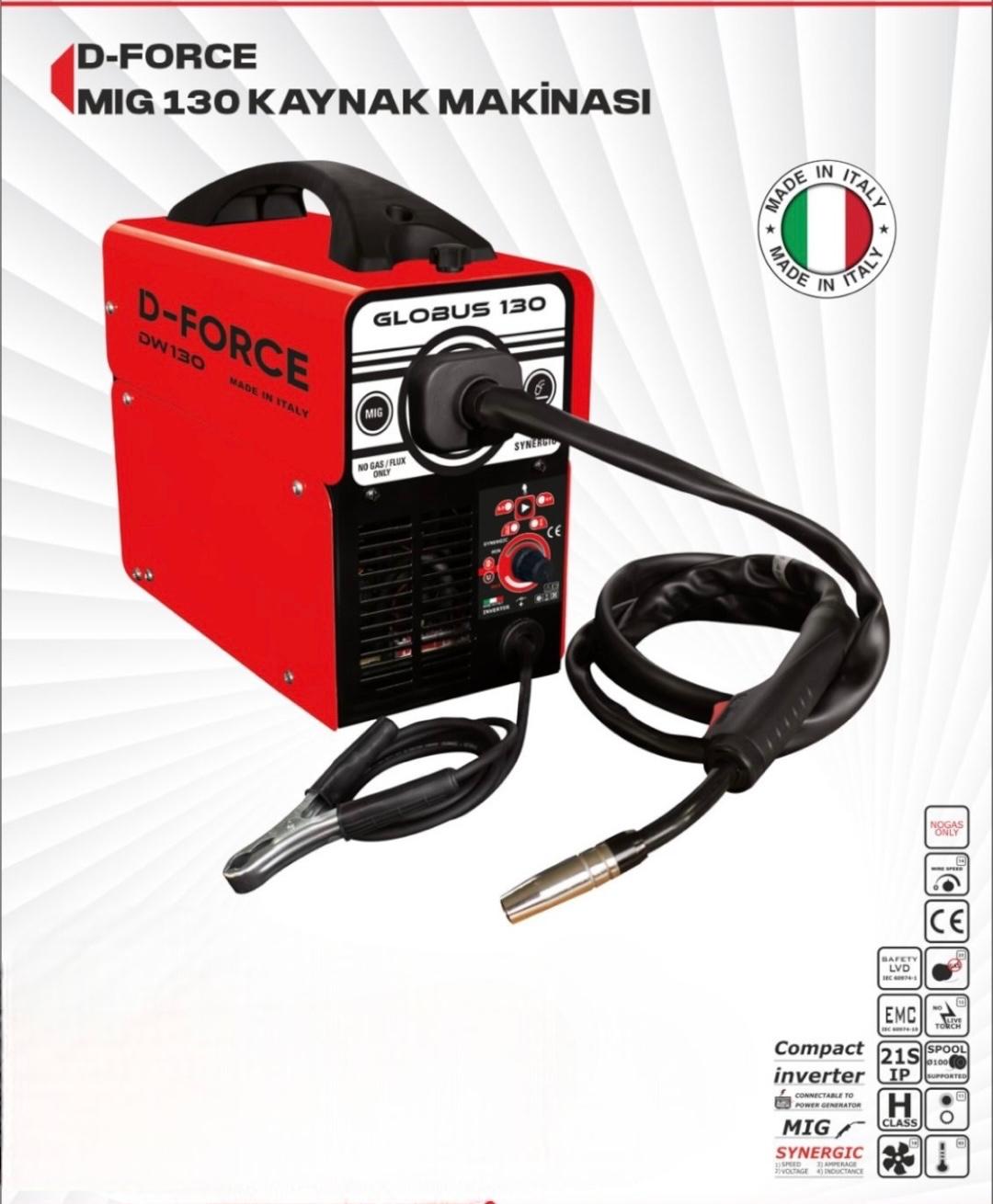 D-FORCE GAZALTI KAYNAK MAKİNESİ 130 AMPER